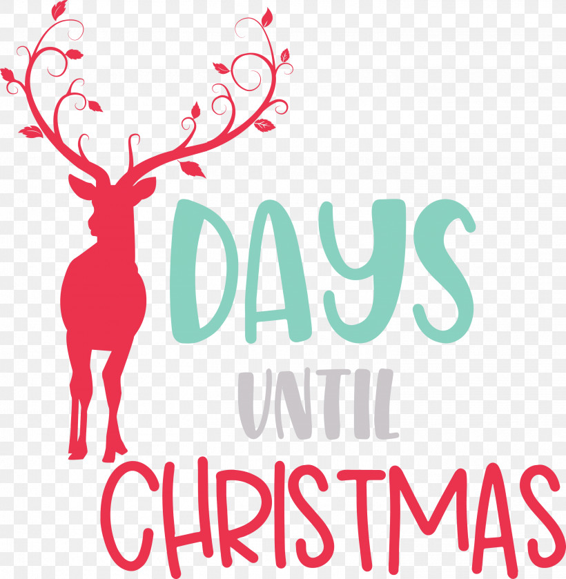 Days Until Christmas Christmas Xmas, PNG, 2930x3000px, Days Until Christmas, Behavior, Christmas, Deer, Line Download Free