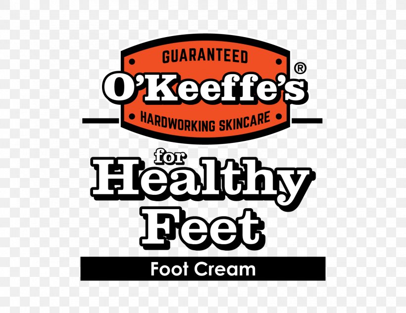 Lotion O'Keeffe's For Healthy Feet Foot Cream O'Keeffe's Working Hands, PNG, 1584x1224px, Lotion, Area, Brand, Callus, Cream Download Free