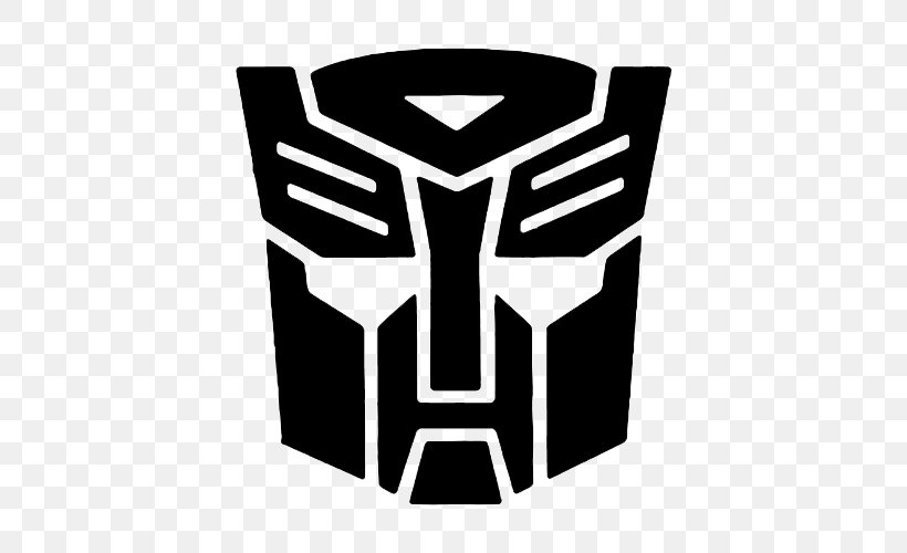 Transformers: The Game Bumblebee Logo Autobot, PNG, 500x500px, Transformers The Game, Autobot, Black, Black And White, Brand Download Free