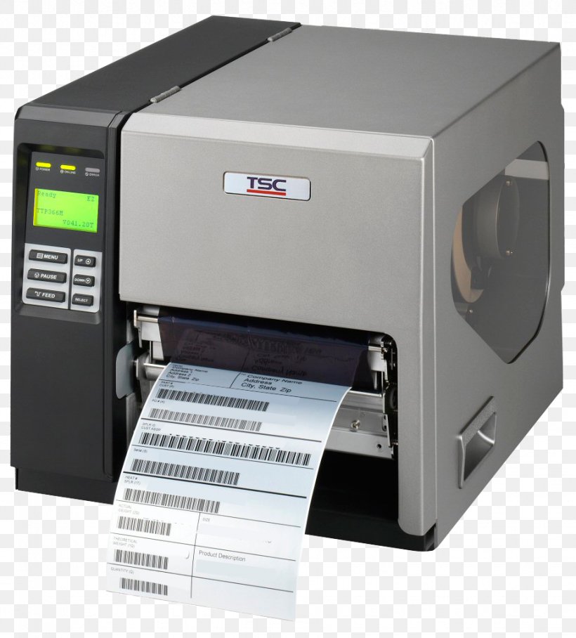 Barcode Printer Label Printer Thermal-transfer Printing, PNG, 924x1024px, Barcode Printer, Barcode, Dots Per Inch, Electronic Device, Industry Download Free