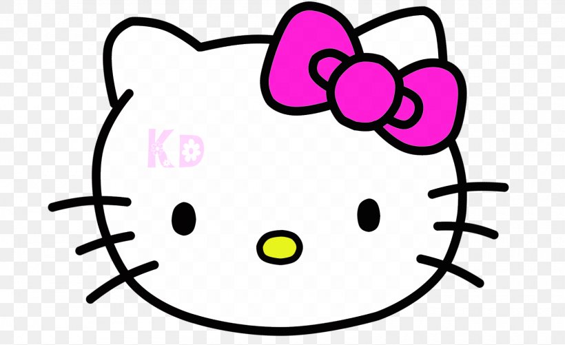 Hello Kitty Mask Drawing Clip Art, PNG, 1600x978px, Watercolor, Cartoon, Flower, Frame, Heart Download Free