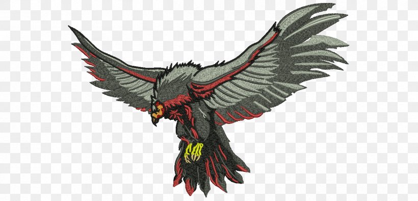 Image Embroidery Digitization Drawing Condor, PNG, 1263x607px, Embroidery, Art, Beak, Bird, Bird Of Prey Download Free