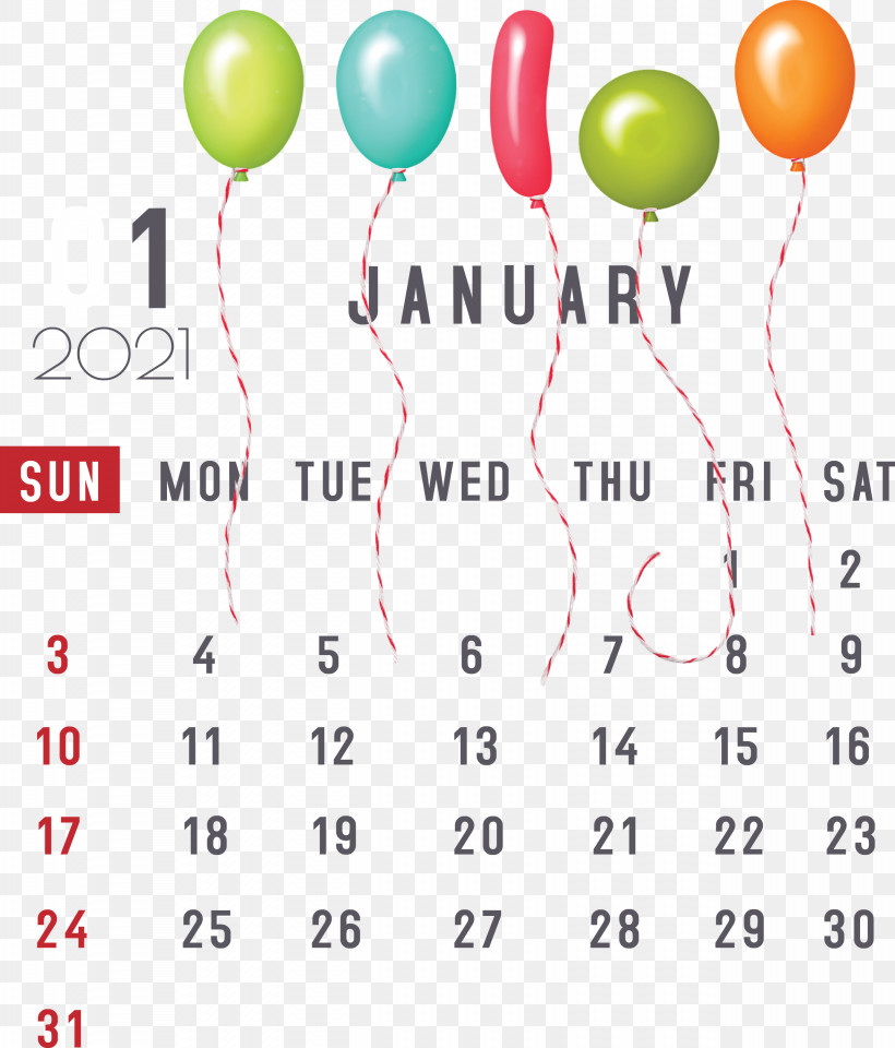 January 2021 Printable Calendar January Calendar, PNG, 2562x3000px, 2021 Calendar, January, Android, Balloon, Calendar System Download Free