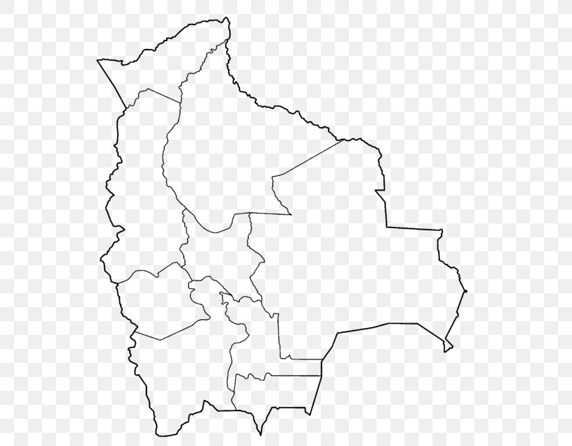 Municipalities Of Bolivia Blank Map Mapa Polityczna, PNG, 579x639px, Bolivia, Administrative Division, Area, Atlas, Black And White Download Free