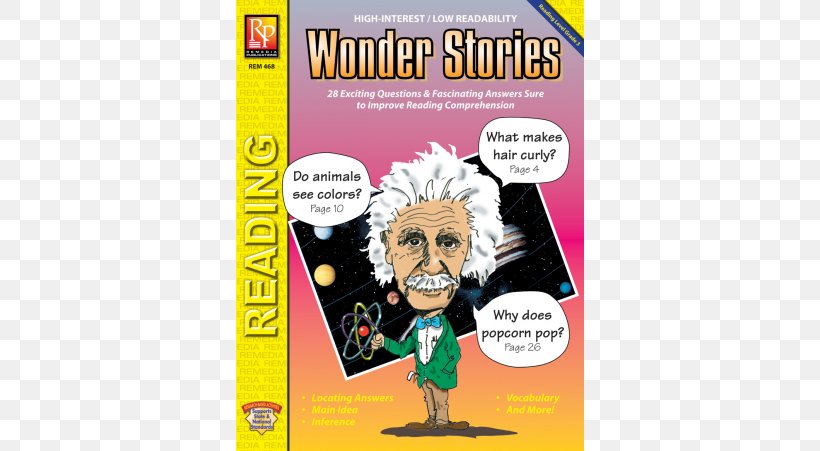 Wonder Stories (Reading Level 1) Readability Book, PNG, 600x451px, Wonder, Advertising, Book, Cartoon, Comics Download Free