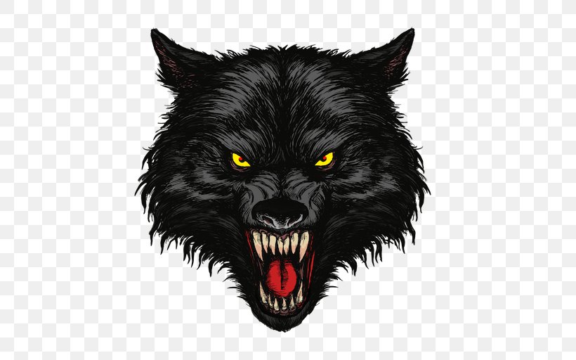 Gray Wolf Tattoo Drawing, PNG, 512x512px, Gray Wolf, Anger, Black Wolf, Dog Like Mammal, Drawing Download Free