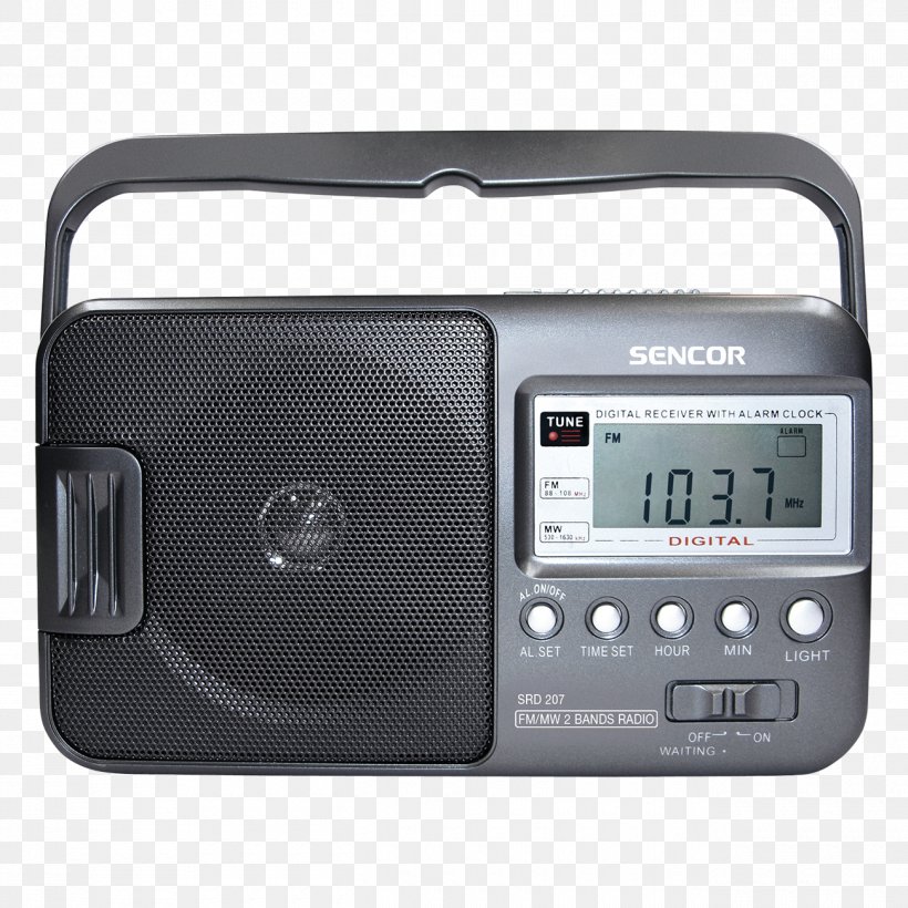 Sencor SRD 220 BPK Pink Radio Radio Receiver FM Broadcasting Frequency Modulation, PNG, 1300x1300px, Radio, Alarm Clocks, Am Broadcasting, Communication Device, Electronic Device Download Free