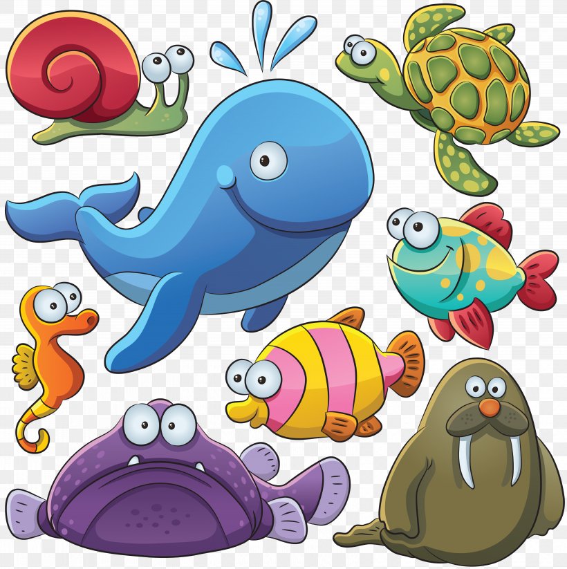 Animation Animal Clip Art, PNG, 6419x6448px, Animation, Animal, Animal Figure, Aquatic Animal, Art Download Free