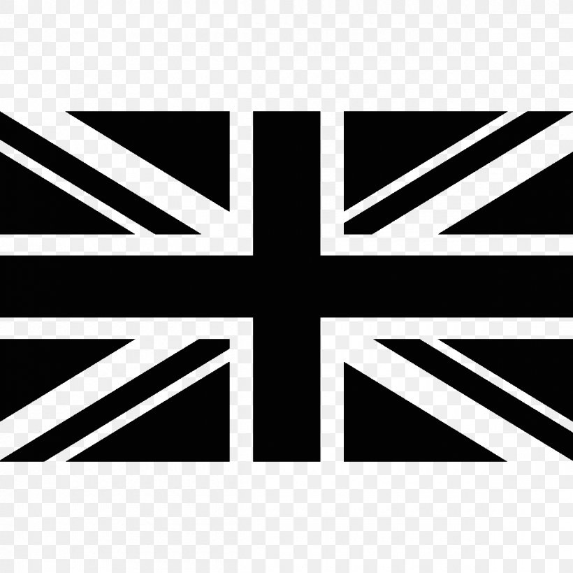Great Britain Flag Of The United Kingdom National Flag Jack, PNG, 1200x1200px, Great Britain, Black, Black And White, Brand, Flag Download Free
