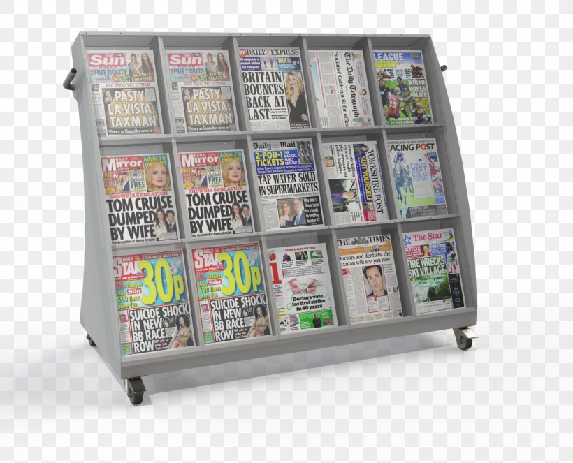 Newspaper Newsagent's Shop Retail Sales Magazine, PNG, 2100x1700px, Newspaper, Bartuf Group, Display Stand, Magazine, News Download Free