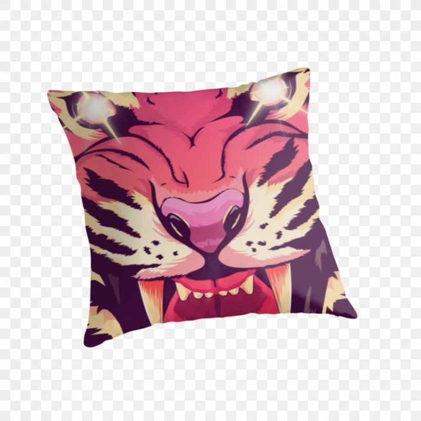 Tiger Throw Pillows Cushion Miss, PNG, 875x875px, Tiger, Comic Strip, Cushion, Miss, Pillow Download Free
