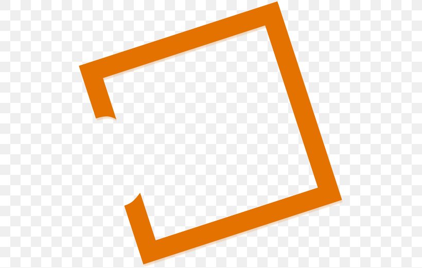 Brand Line Angle, PNG, 517x521px, Brand, Area, Diagram, Orange, Rectangle Download Free
