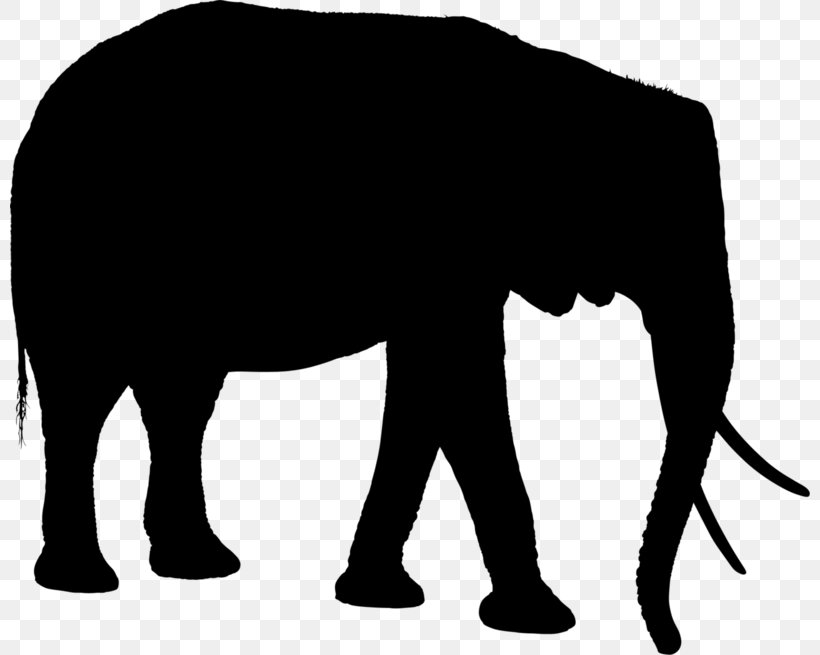 African Elephant Image Clip Art, PNG, 800x655px, African Elephant, Animal, Animal Figure, Black, Blackandwhite Download Free