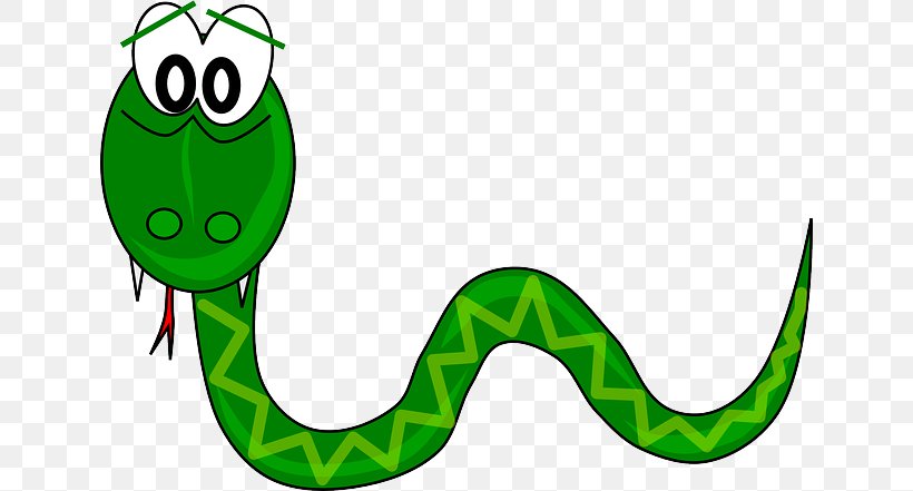 Grass Snake Smooth Green Snake Clip Art, PNG, 640x441px, Snake, Brown Tree Snake, Cartoon, Free Content, Garter Snake Download Free