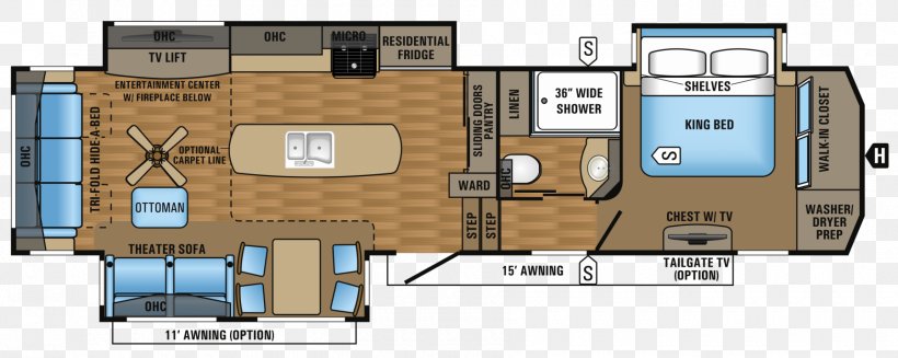 Jayco, Inc. Campervans Fifth Wheel Coupling Floor Plan