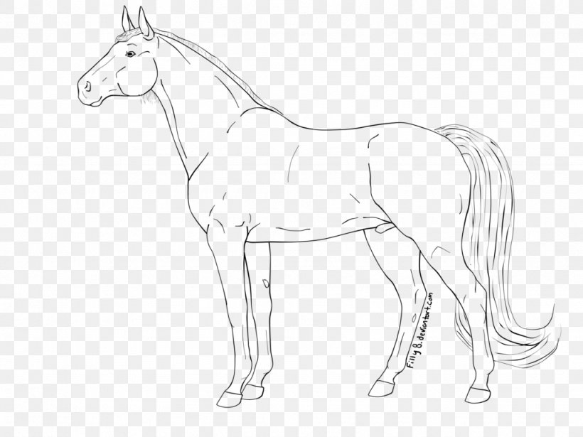 Mustang Pony Line Art Foal Star Stable, PNG, 1024x769px, Mustang, Animal Figure, Artwork, Black And White, Bridle Download Free