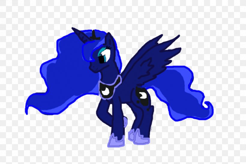 Princess Luna Twilight Sparkle Horse Clip Art, PNG, 900x600px, Princess Luna, Animal Figure, Azure, Cartoon, Cobalt Blue Download Free