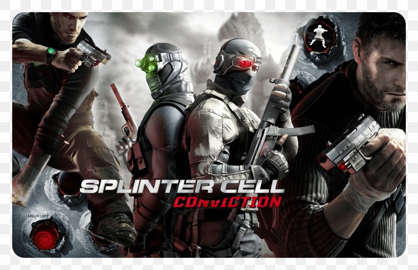 Tom Clancy's Splinter Cell: Conviction Tom Clancy's Splinter Cell: Pandora Tomorrow Tom Clancy's Splinter Cell: Chaos Theory Video Games Action-adventure Game, PNG, 1784x1154px, Video Games, Action Film, Action Game, Actionadventure Game, Film Download Free
