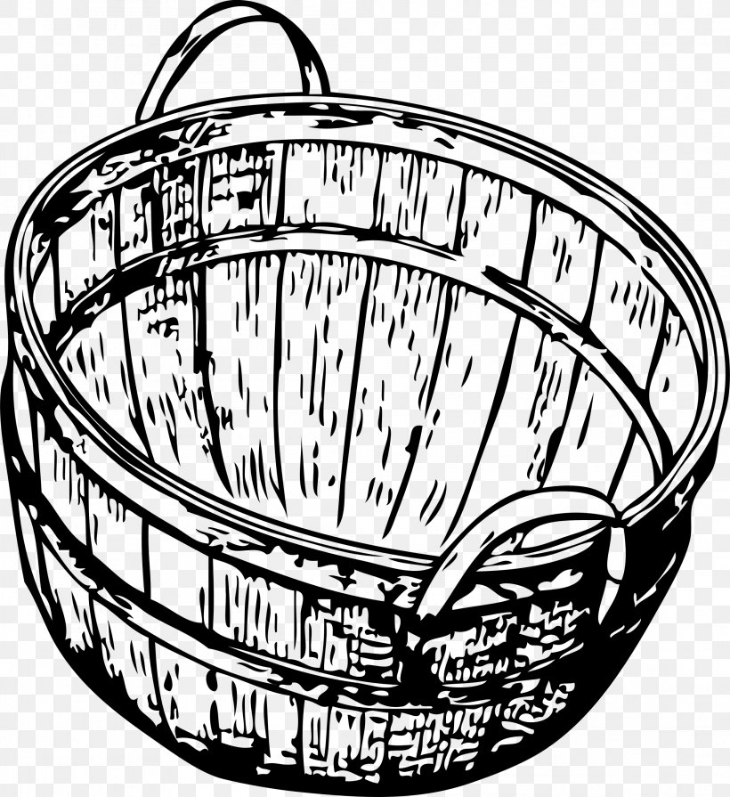 Basket Clip Art, PNG, 2198x2400px, Basket, Apple, Black And White, Food Gift Baskets, Fruit Download Free
