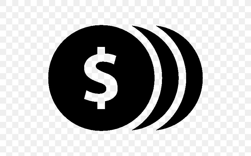 Download, PNG, 512x512px, Money, Area, Black And White, Brand, Logo Download Free