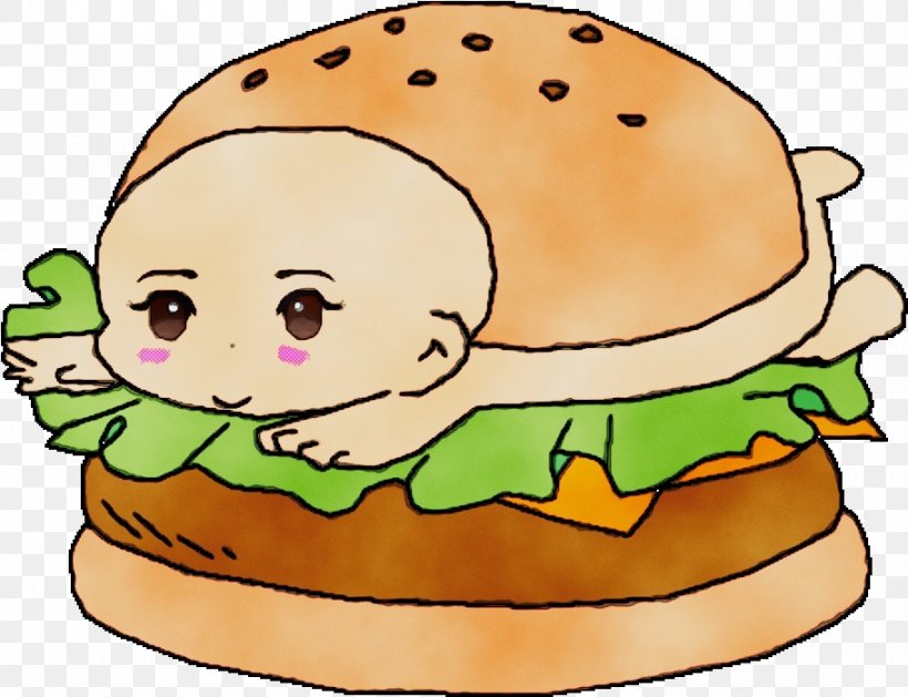 Hamburger, PNG, 911x699px, Watercolor, American Food, Cartoon, Cheeseburger, Cuisine Download Free