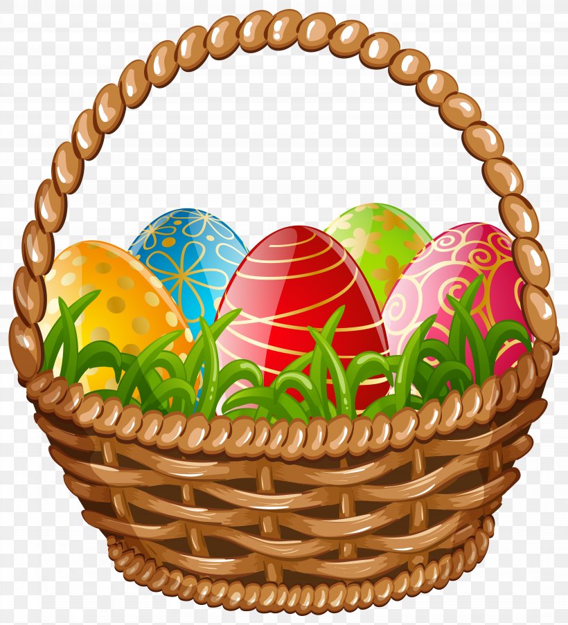 Egg In The Basket Easter Egg, PNG, 6351x7000px, Easter Bunny, Basket, Easter, Easter Basket, Easter Cake Download Free