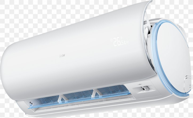 Сплит-система Haier Inverterska Klima Air Conditioner Power Inverters, PNG, 2500x1536px, 2016, Haier, Air Conditioner, Artikel, Central Heating Download Free