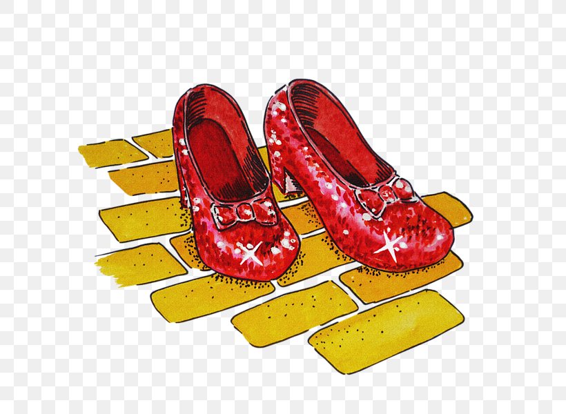 Dorothy Gale Ruby Slippers The Wonderful Wizard Of Oz Shoe, PNG, 600x600px, Dorothy Gale, Art, Footwear, Outdoor Shoe, Painting Download Free