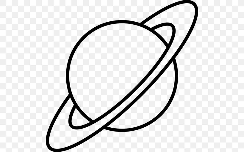 Saturn Jupiter, PNG, 512x512px, Saturn, Black, Black And White, Jupiter, Line Art Download Free