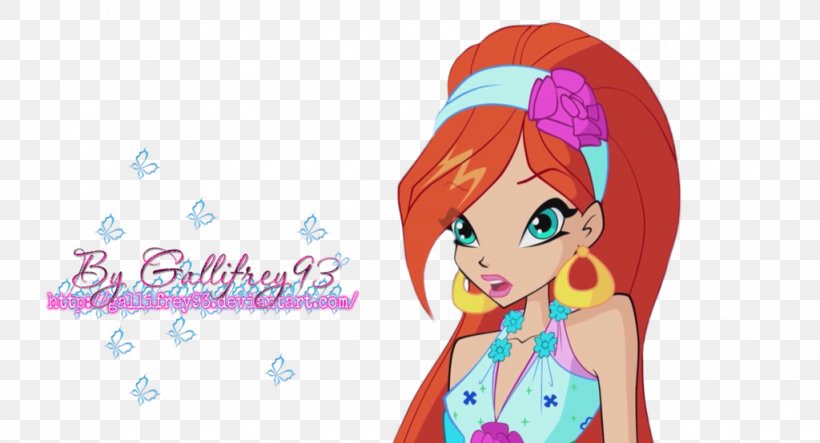 Tecna Bloom Musa Winx Club, PNG, 1024x554px, Watercolor, Cartoon, Flower, Frame, Heart Download Free