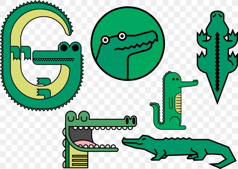 Crocodile Vector Illustration, PNG, 2544x1805px, Crocodile, Alligator, Area, Artwork, Clip Art Download Free