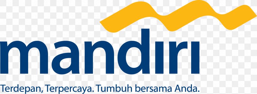 Bank Mandiri Mandiri University Logo Credit Card, PNG, 1827x674px, Bank Mandiri, Area, Bank, Blue, Brand Download Free