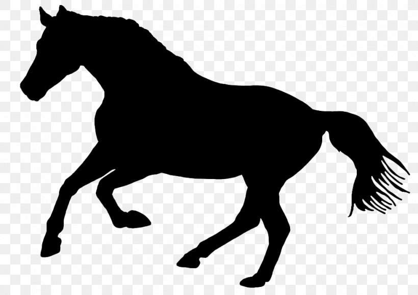 Horse Vector Graphics Stallion Logo, PNG, 977x692px, Horse, Animal Figure, Black, Blackandwhite, Hair Download Free