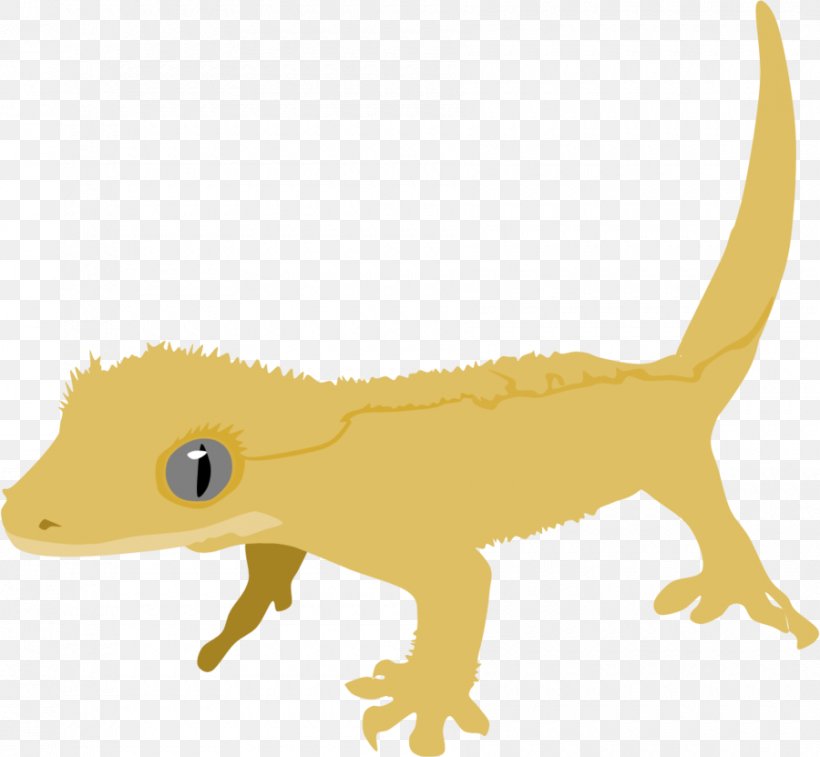 Reptile Crested Gecko Lizard Drawing, PNG, 900x831px, Reptile, Animal, Animal Figure, Carnivoran, Cartoon Download Free