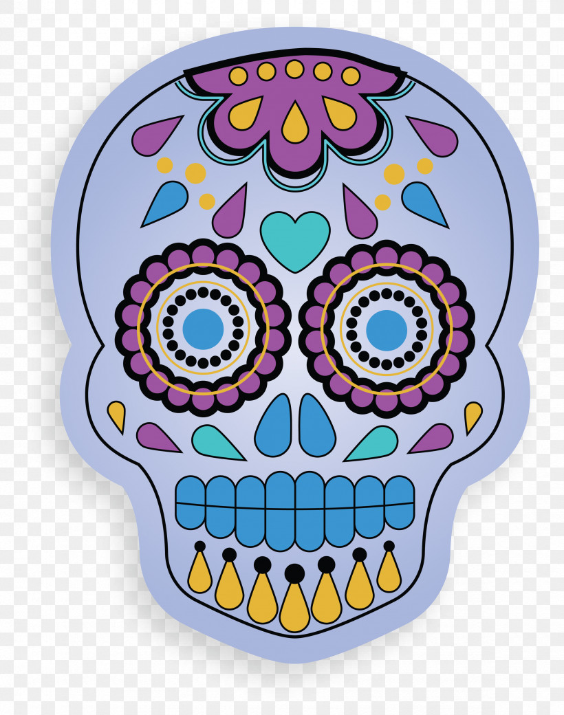 Skull Mexico, PNG, 2365x3000px, Skull, Meter, Mexico, Purple Download Free