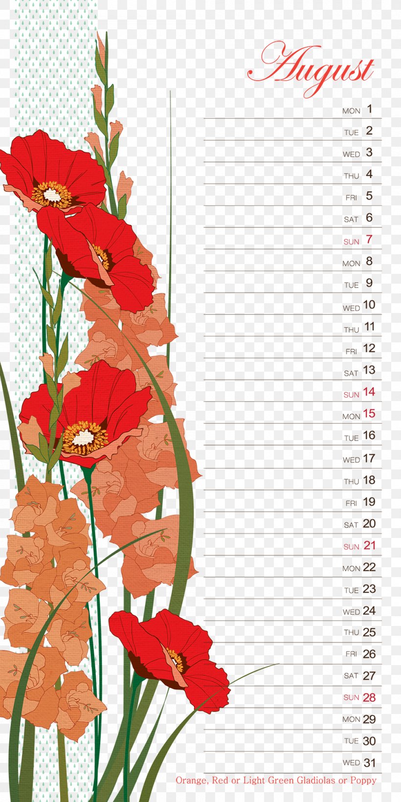 Stock Photography Clip Art, PNG, 1000x2000px, Calendar, Concepteur, Coquelicot, Designer, Flora Download Free