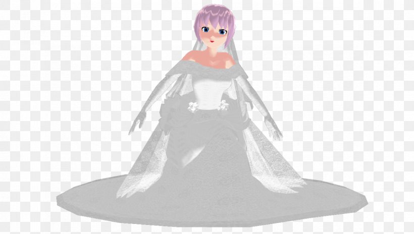 Wedding Dress MikuMikuDance Gown, PNG, 1187x673px, Watercolor, Cartoon, Flower, Frame, Heart Download Free