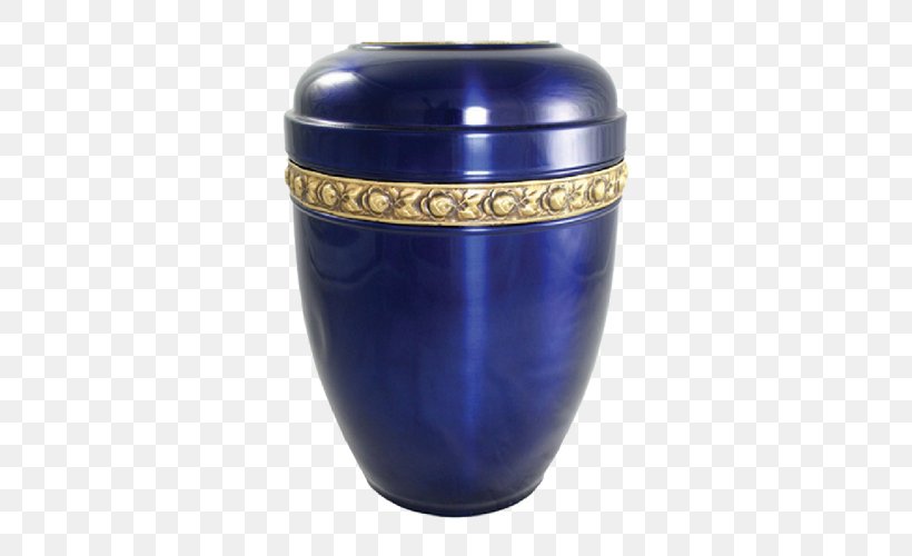Urn Cobalt Blue Cremation, PNG, 500x500px, Urn, Artifact, Bestattungsurne, Blue, Cobalt Download Free