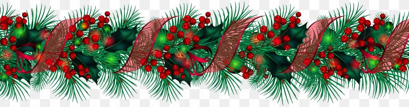 Christmas Decoration Garland Clip Art, PNG, 2363x625px, Christmas, Christmas Decoration, Christmas Lights, Christmas Ornament, Christmas Tree Download Free
