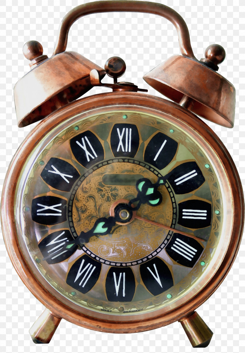Clock Alarm Clock Home Accessories Antique Brass, PNG, 2055x2966px, Watercolor, Alarm Clock, Analog Watch, Antique, Brass Download Free