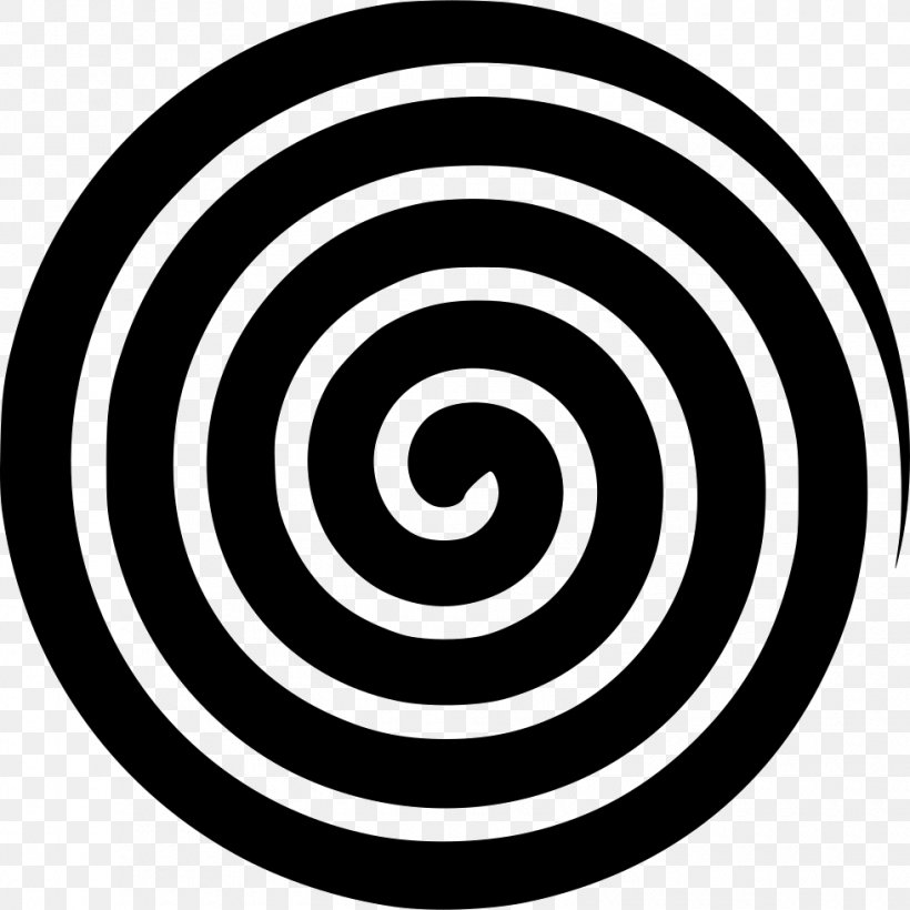 Hypnosis Spiral Clip Art Animal Magnetism Circle, PNG, 980x980px, Hypnosis, Animal Magnetism, Black And White, Clinic, Email Download Free