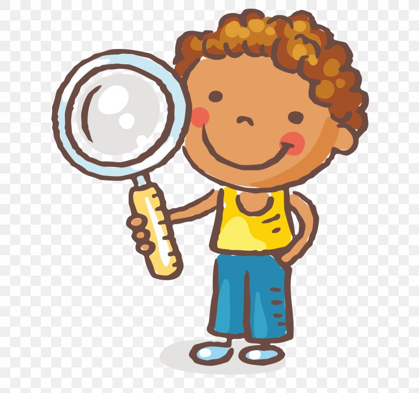 Magnifying Glass Child Clip Art, PNG, 1886x1772px, Magnifying Glass, Boy, Cartoon, Child, Child Care Download Free