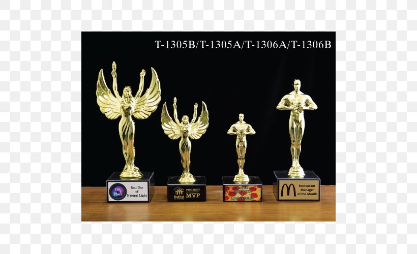 Trophy Commemorative Plaque Award Figurine, PNG, 500x500px, Trophy, Award, Brass, Bronze, Commemorative Plaque Download Free