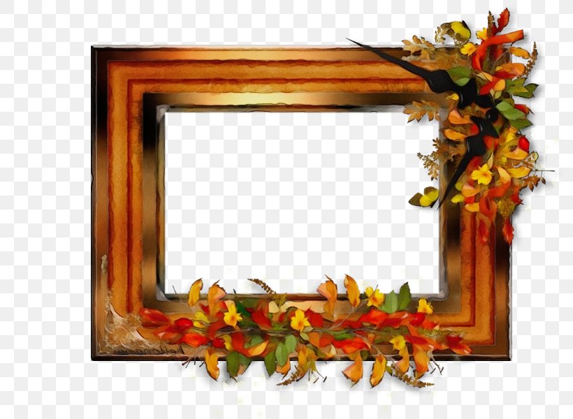 Background Watercolor Frame, PNG, 800x600px, Watercolor, Floral Design, Interior Design, Leaf, Meter Download Free