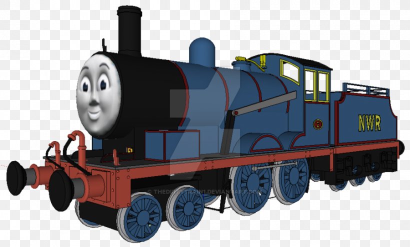 Thomas Edward The Blue Engine Train Locomotive, PNG, 900x543px, 3d Computer Graphics, Thomas, Animation, Computergenerated Imagery, Deviantart Download Free
