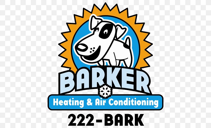 Barker Heating And Air Conditioning HVAC Heating System, PNG, 500x500px, Hvac, Air Conditioning, Area, Brand, Central Heating Download Free