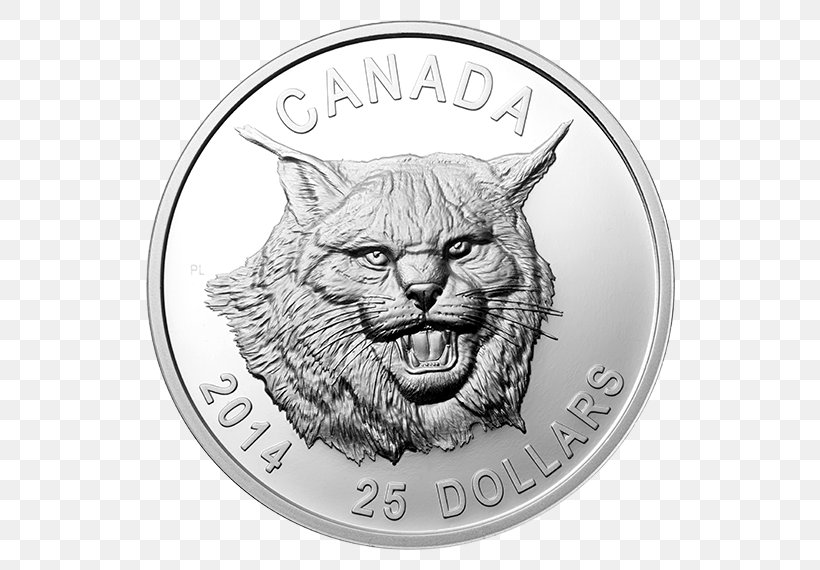 Coin Canada Lynx Silver Terrain, PNG, 570x570px, Watercolor, Cartoon, Flower, Frame, Heart Download Free