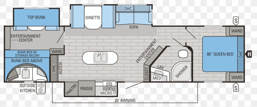 Floor Plan Jayco, Inc. Caravan Campervans Haylett Auto & RV Supercenter, PNG, 1800x750px, 2016, Floor Plan, Area, Campervans, Camping World Download Free