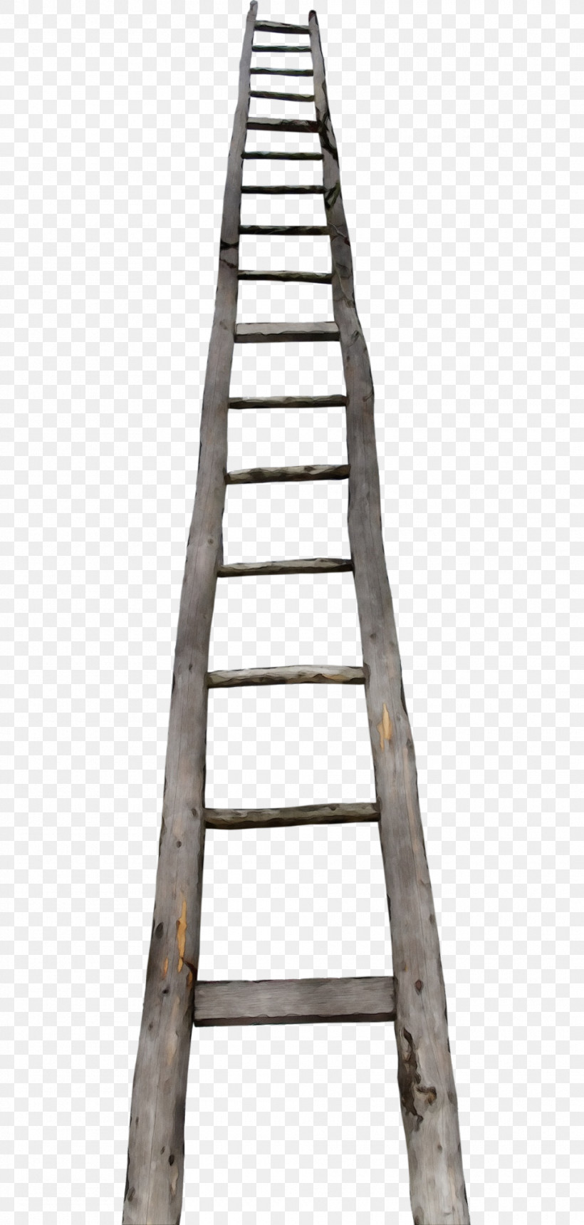 Ladder Furniture Tool Wood Steel, PNG, 960x2013px, Watercolor, Furniture, Ladder, Metal, Paint Download Free