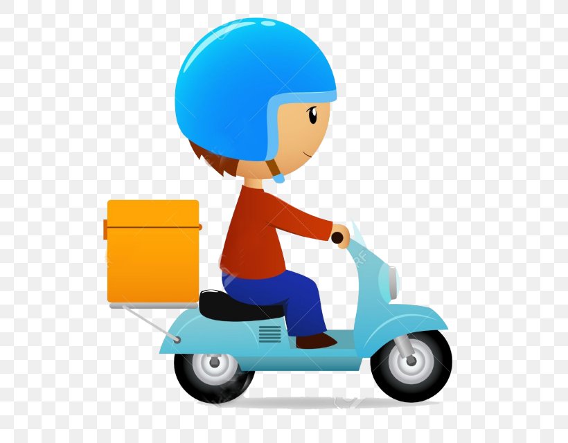 Pizza Delivery Scooter, PNG, 640x640px, Delivery, Cartoon, Courier, Human Behavior, Humour Download Free
